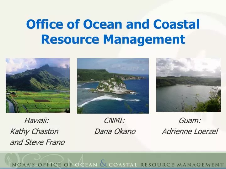 office of ocean and coastal resource management