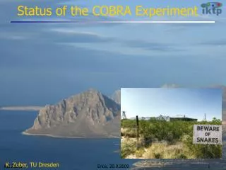 Status of the COBRA Experiment