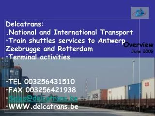 Delcatrans: .National and International Transport