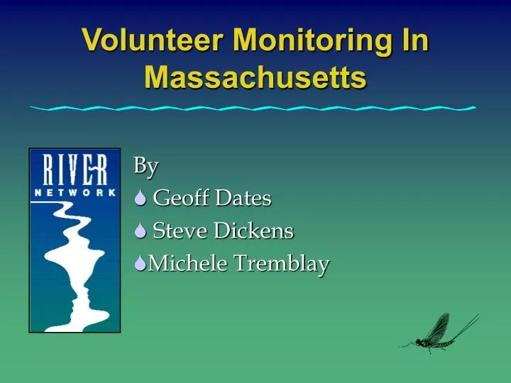 volunteer monitoring in massachusetts