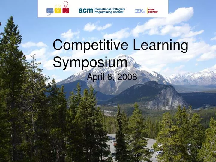 competitive learning symposium