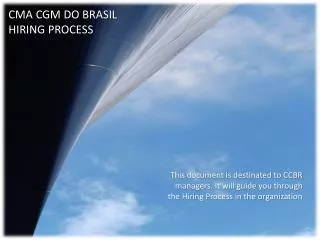 CMA CGM DO BRASIL HIRING PROCESS