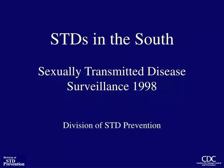 stds in the south sexually transmitted disease surveillance 1998