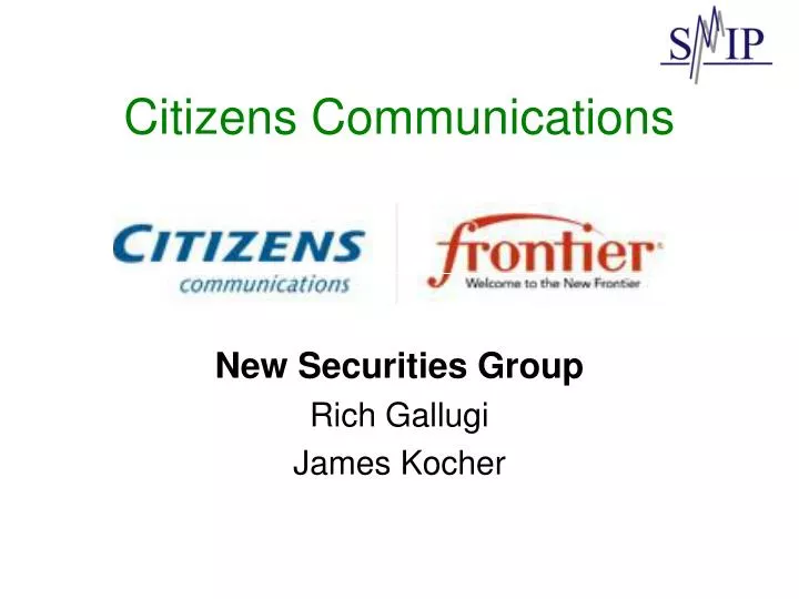 citizens communications