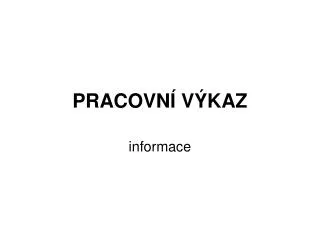 pracovn v kaz