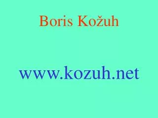 boris ko uh