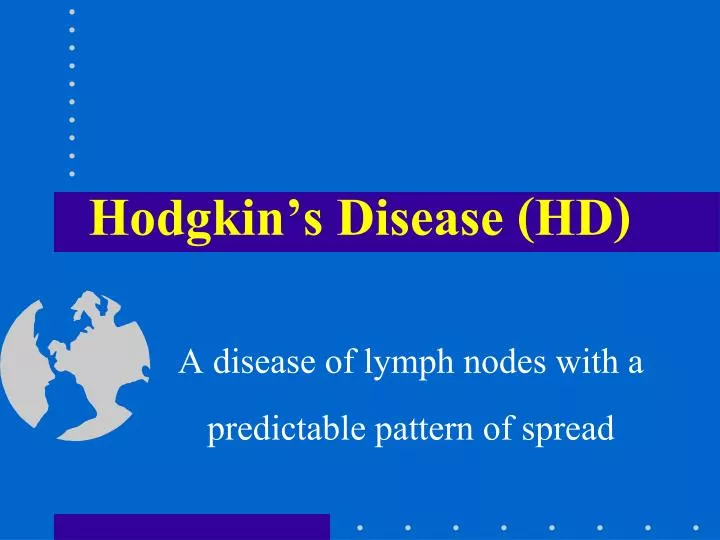hodgkin s disease hd