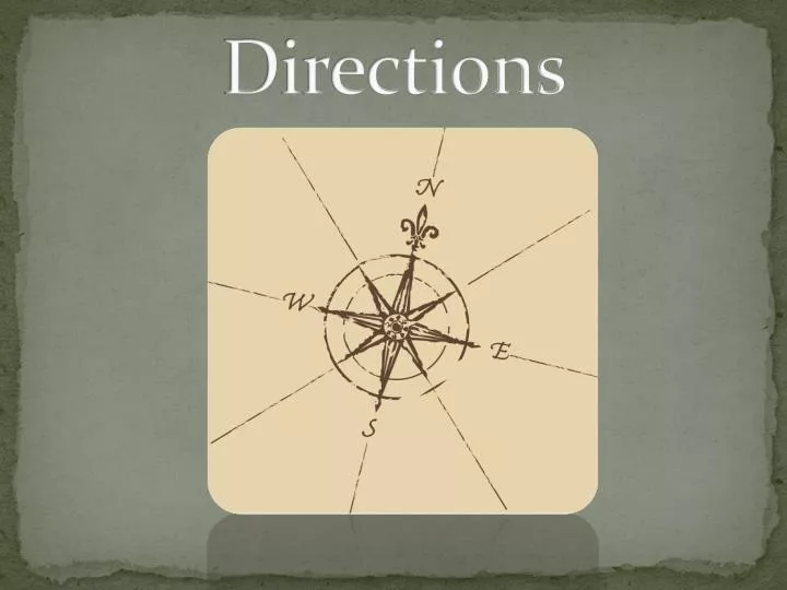 directions