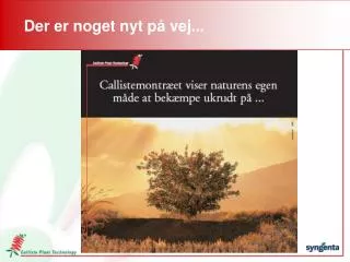 der er noget nyt p vej