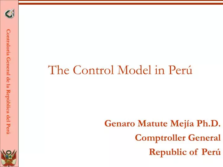 the control model in per