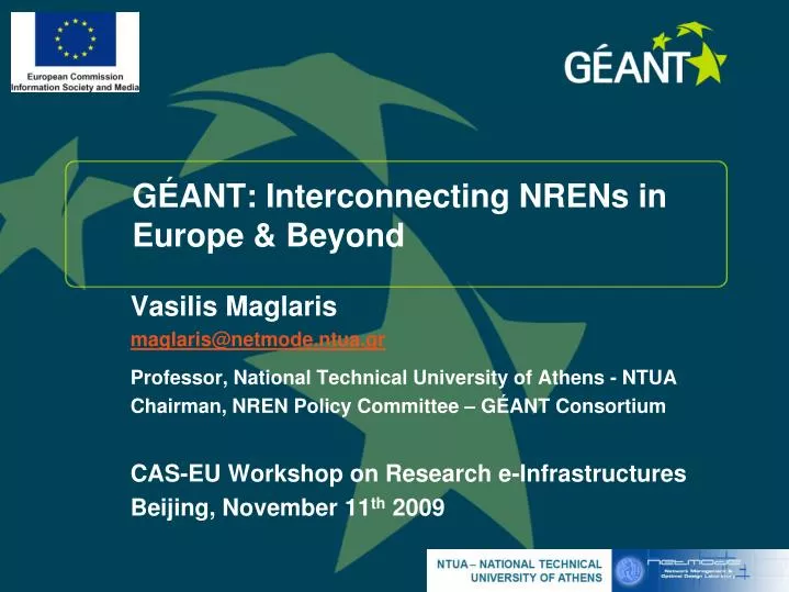 g ant interconnecting nrens in europe beyond