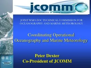 JOINT WMO/IOC TECHNICAL COMMISSION FOR OCEANOGRAPHY AND MARINE METEOROLOGY