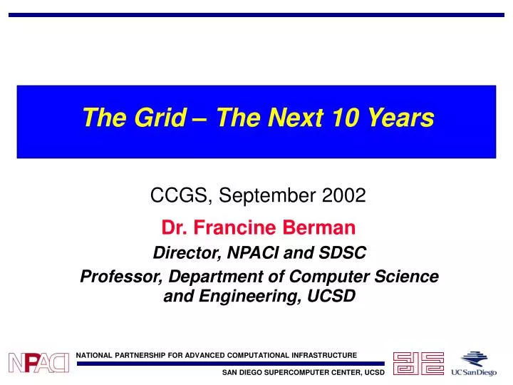 the grid the next 10 years