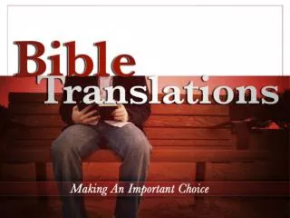 Bible Translations