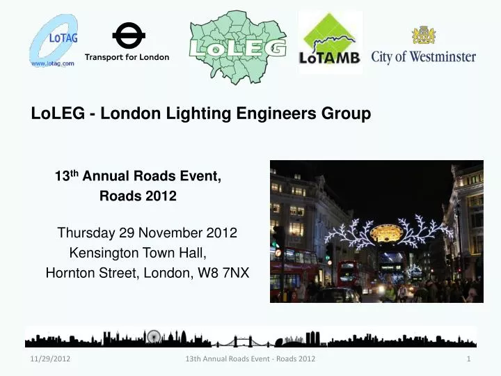 loleg london lighting engineers group