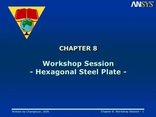 CHAPTER 8 Workshop Session - Hexagonal Steel Plate -