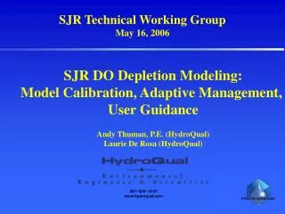 SJR Technical Working Group May 16, 2006