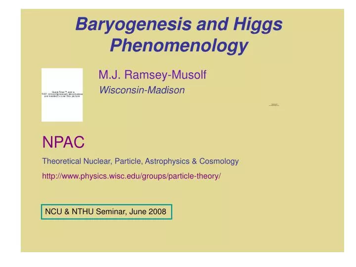 baryogenesis and higgs phenomenology