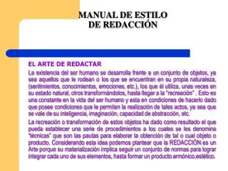 manual de estilo de redacci n