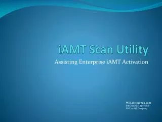 iAMT Scan Utility