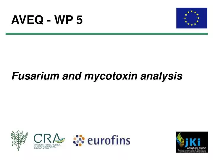 fusarium and mycotoxin analysis