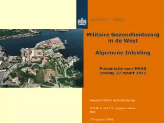 militaire gezondheidszorg in de west algemene inleiding