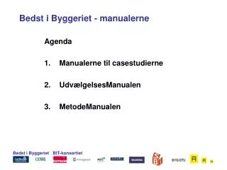 bedst i byggeriet manualerne