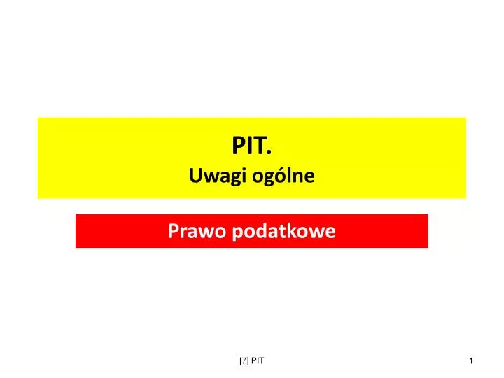 pit uwagi og lne