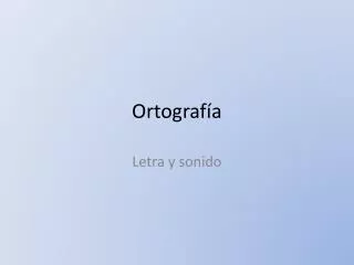 ortograf a