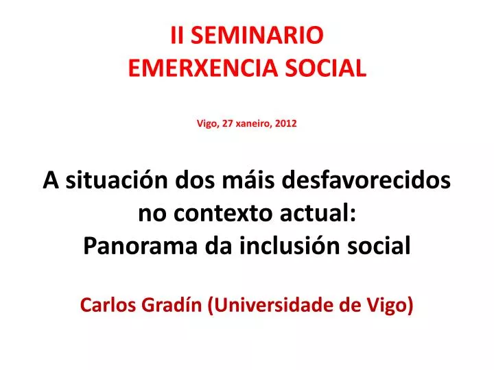 carlos grad n universidade de vigo