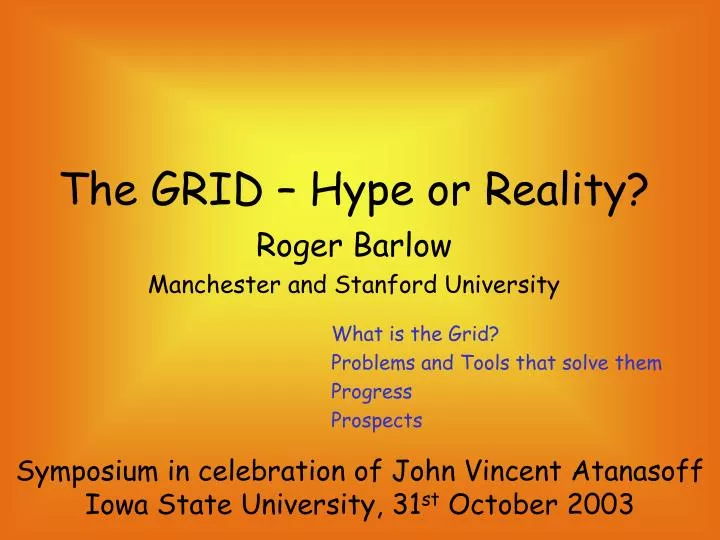 the grid hype or reality