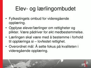 elev og l rlingombudet