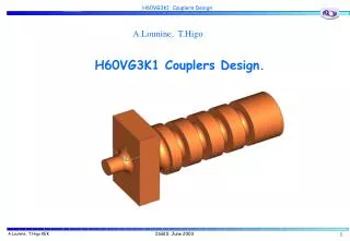 H60VG3K1 Couplers Design.