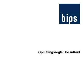 opm lingsregler for udbud