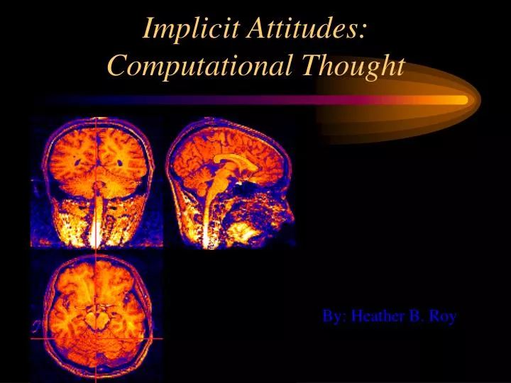 implicit attitudes computational thought