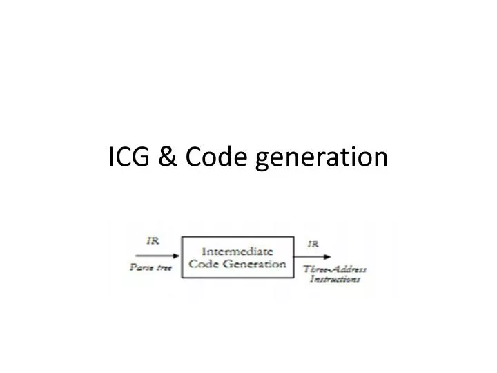 icg code generation