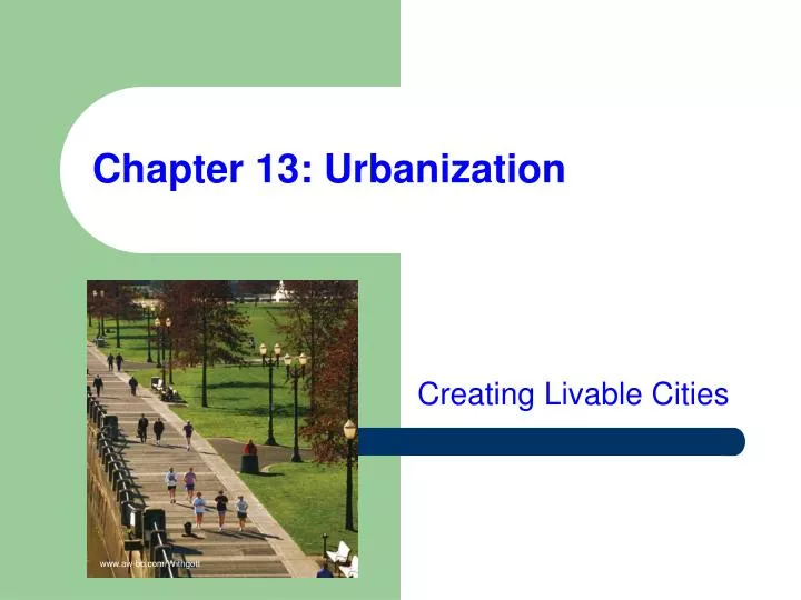 chapter 13 urbanization
