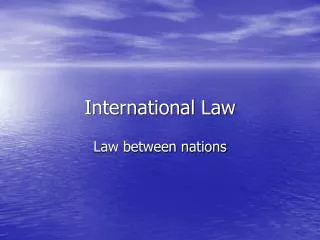 International Law