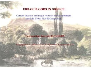 URBAN FLOODS IN GREECE