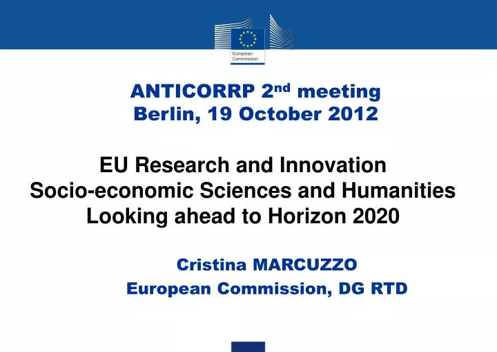 eu research and innovation socio economic sciences and humanities looking ahead to horizon 2020
