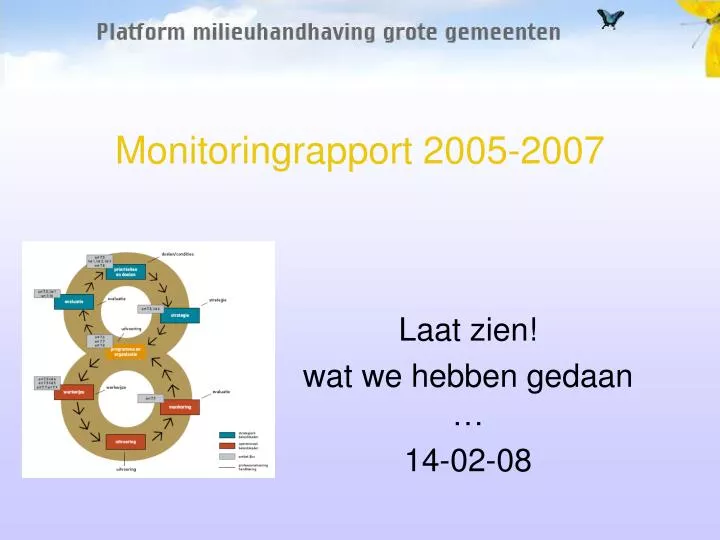 monitoringrapport 2005 2007
