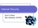Internet Security - slide 1