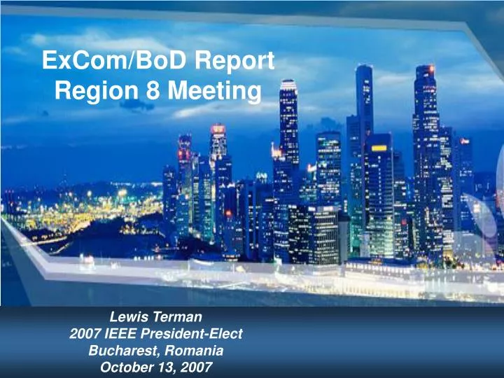 excom bod report region 8 meeting