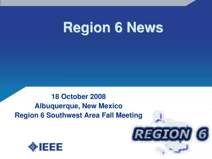 region 6 news