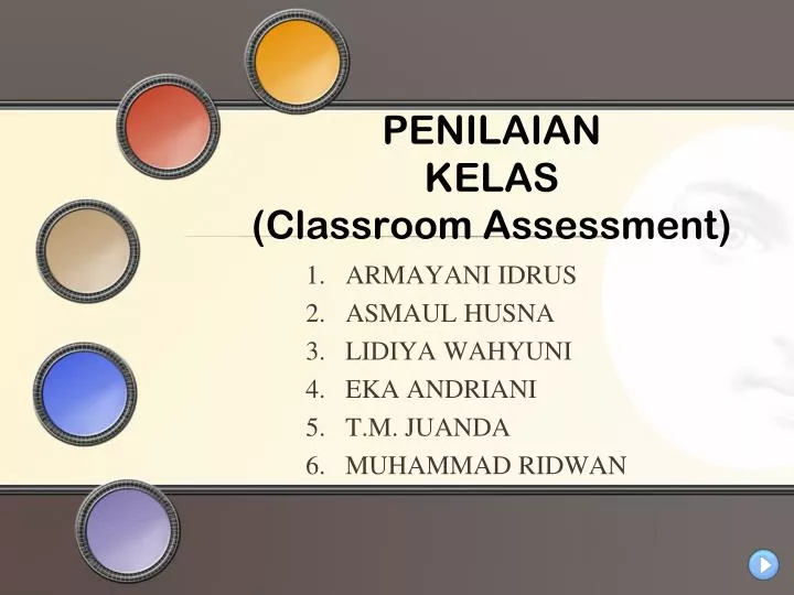 penilaian kelas classroom assessment