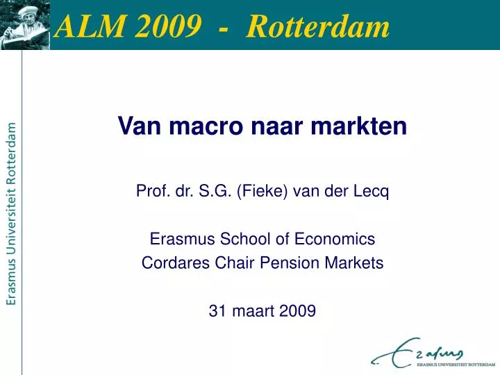 alm 2009 rotterdam