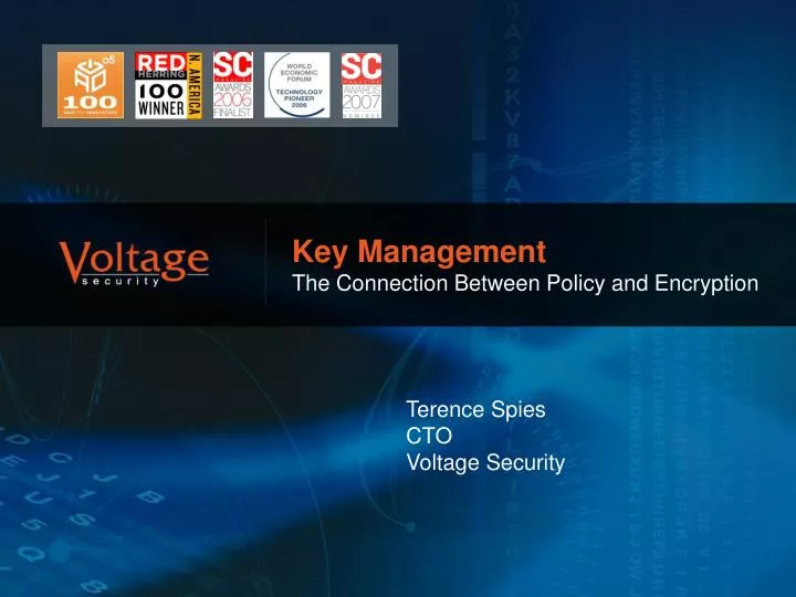 key management the connection between policy and encryption