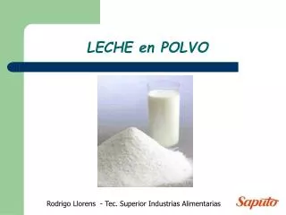 leche en polvo