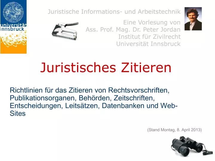 juristisches zitieren