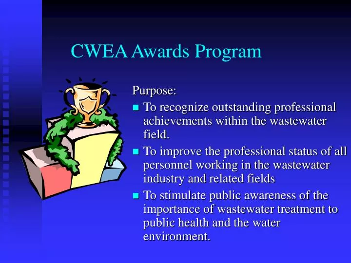 cwea awards program